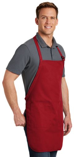 Port Authority® Full-Length Apron with Pockets